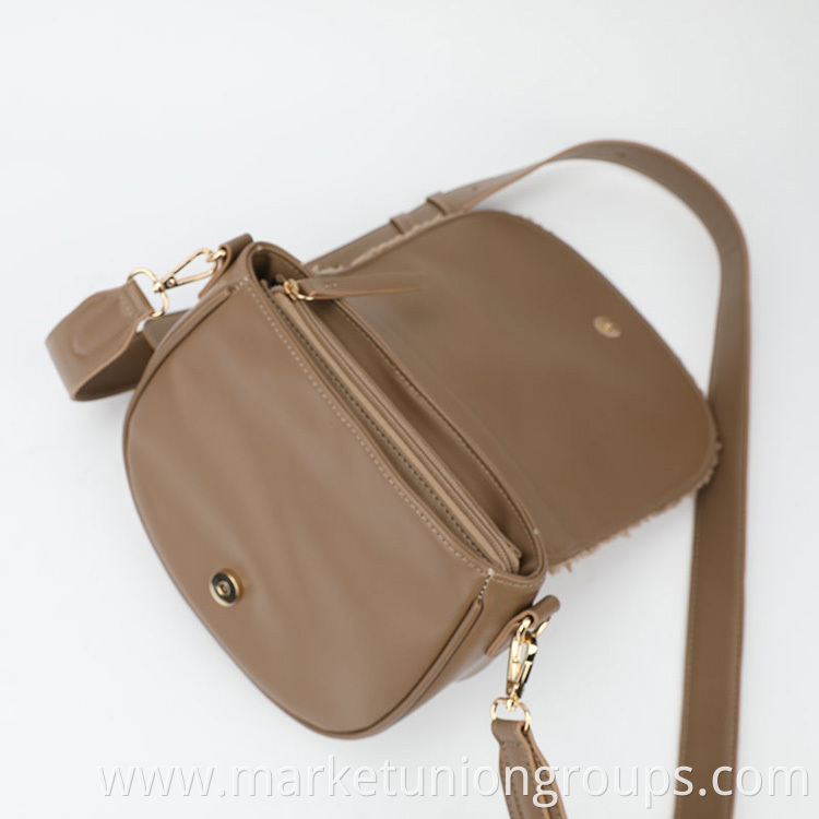 The New Winter Sherpa Shoulder Crossbody Bag For Ladies